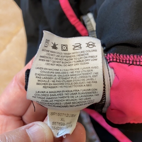 Nike Dri fit lined running drawstring Shorts - Picture 8 of 9